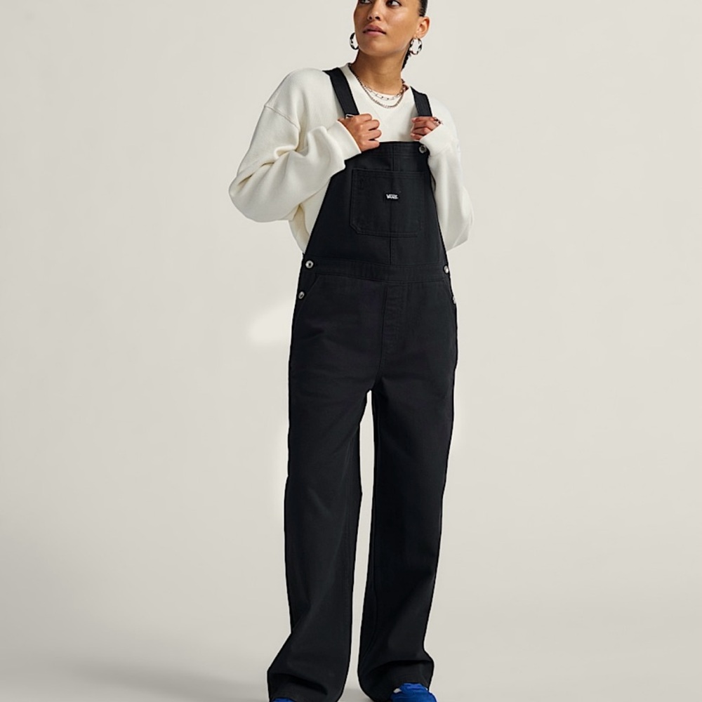 Vans Black Denim Overalls XS